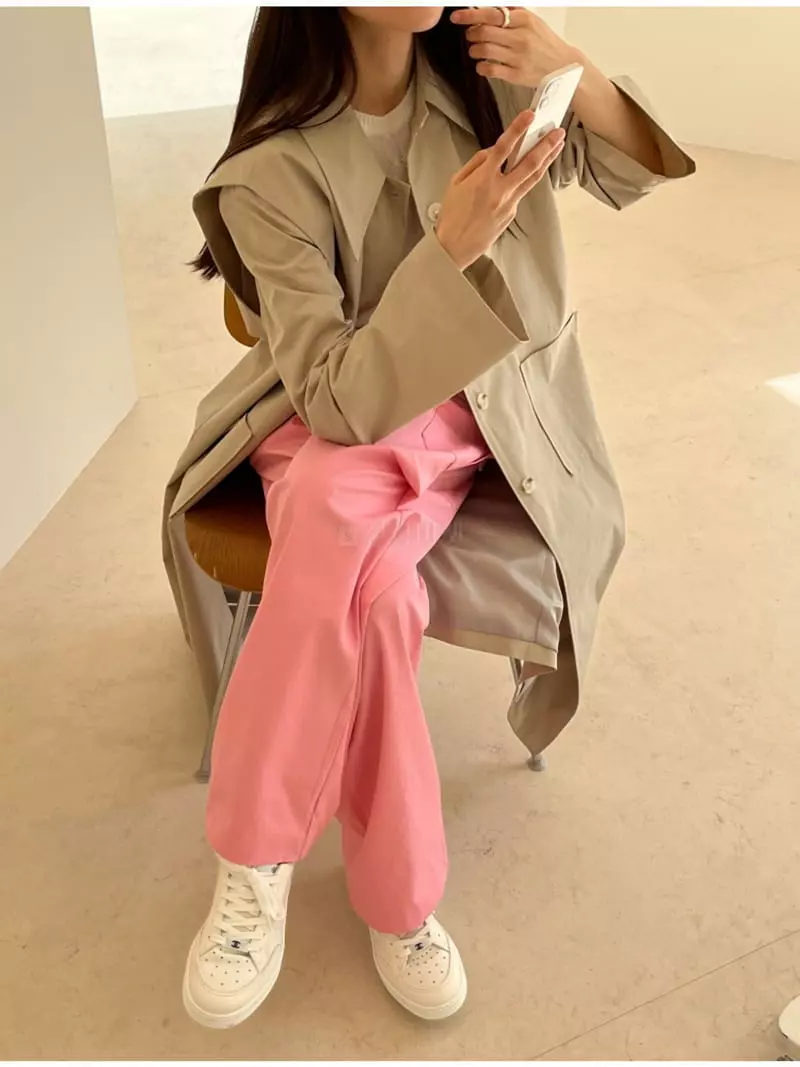 Sllow - Korean Women Fashion - #momslook - Brini Pintuck Pants - 9