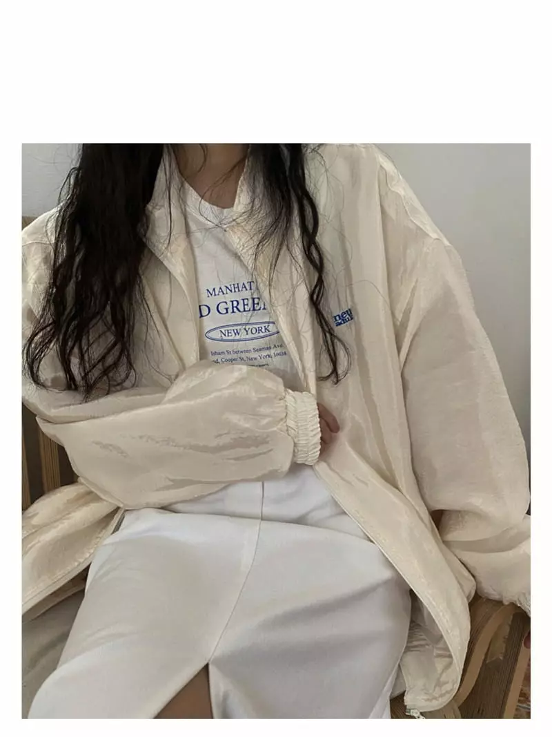 Sllow - Korean Women Fashion - #momslook - Manhatan Green Market Tee - 11
