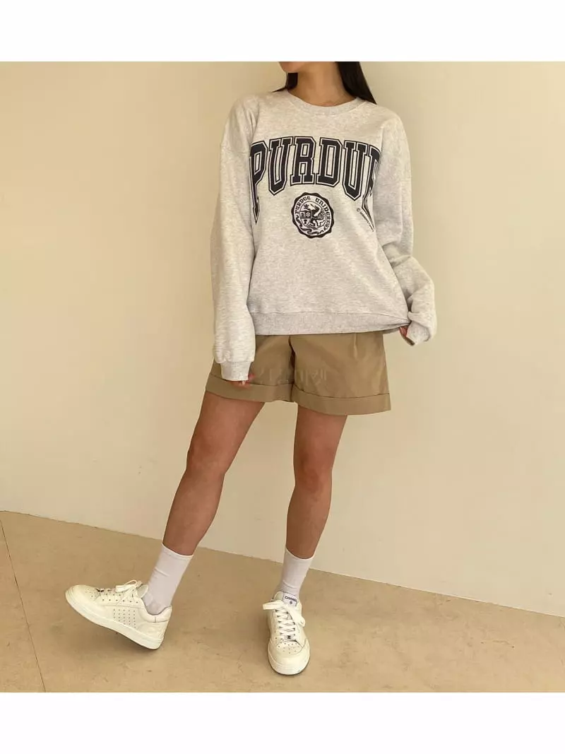 Sllow - Korean Women Fashion - #momslook - Roll-up Shorts - 9