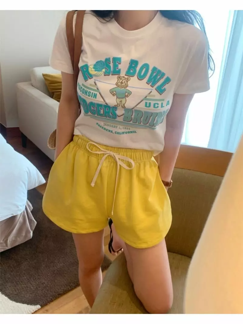 Sllow - Korean Women Fashion - #momslook - Loose Ball Mini Tee - 7