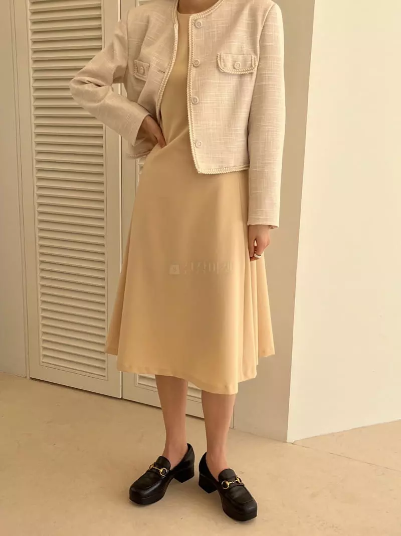 Sllow - Korean Women Fashion - #womensfashion - Light Me Twid Jacket - 4