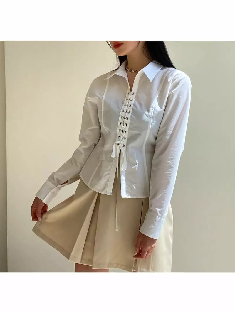 Sllow - Korean Women Fashion - #momslook - Gil More Soft Pleats Skirt - 5