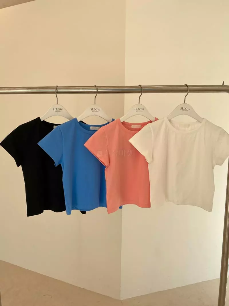 Sllow - Korean Women Fashion - #restrostyle - Slower Babay Tee - 7