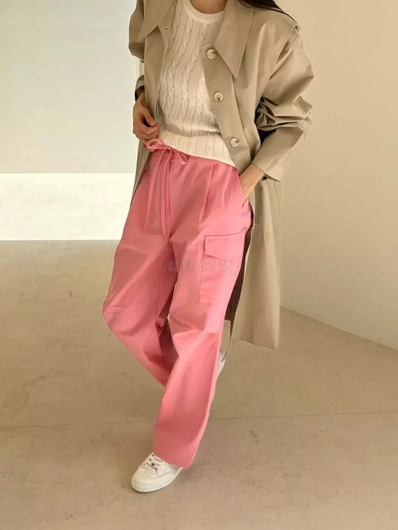 Sllow - Korean Women Fashion - #shopsmall - Brini Pintuck Pants - 6