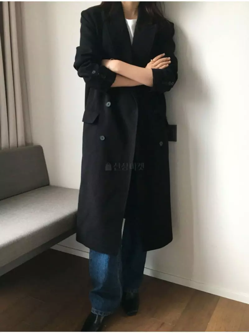 Sllow - Korean Women Fashion - #shopsmall - Morden Over Long Coat