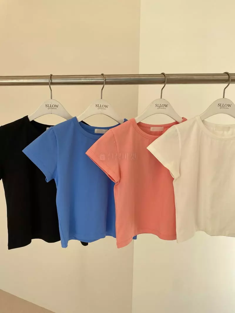 Sllow - Korean Women Fashion - #womensfashion - Slower Babay Tee - 4