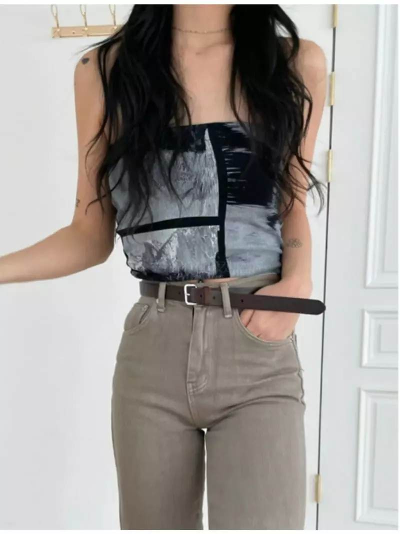 Sllow - Korean Women Fashion - #womensfashion - Pigment Jeans - 3