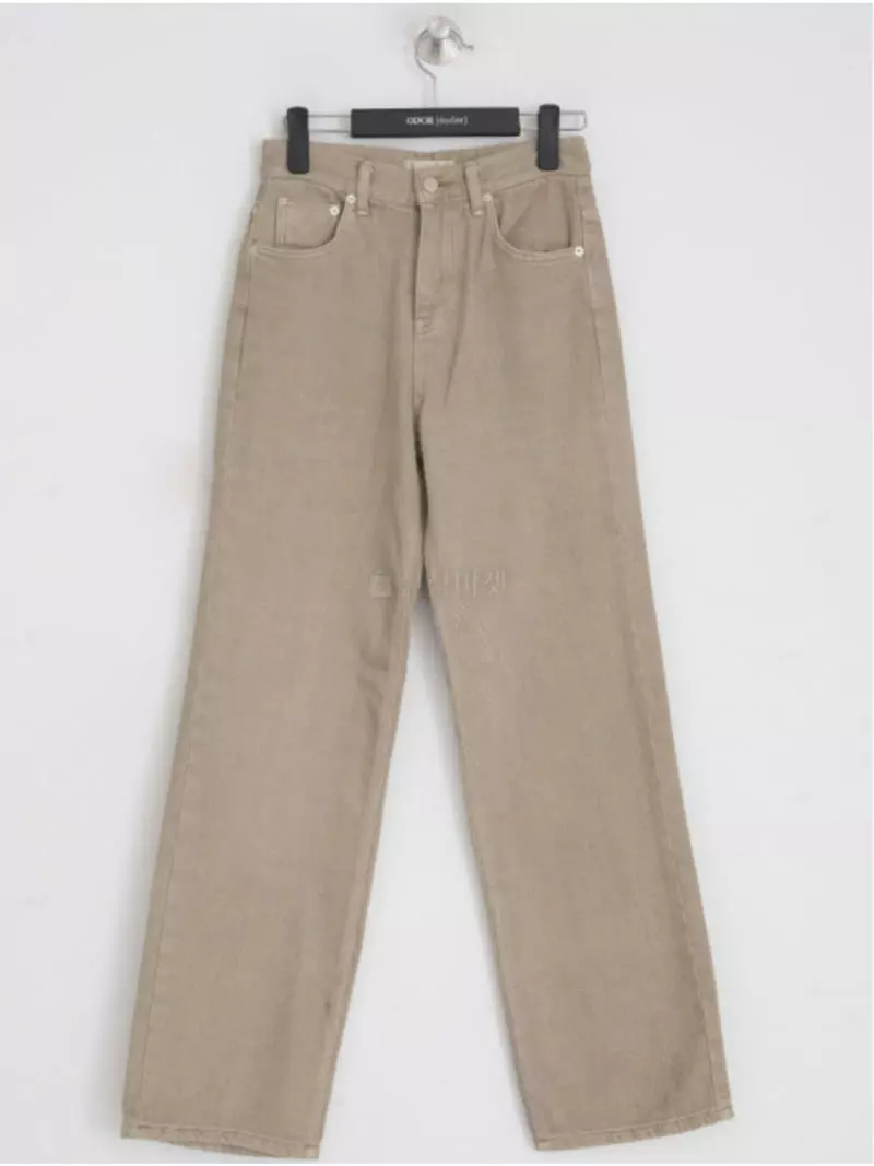 Sllow - Korean Women Fashion - #womensfashion - Pigment Jeans - 5