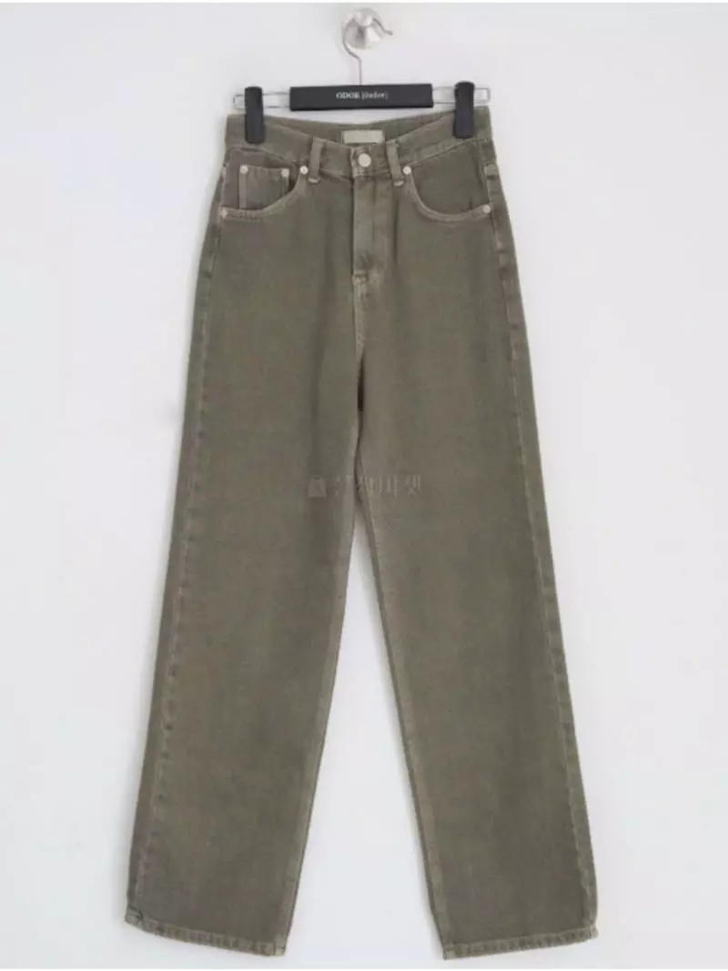 Sllow - Korean Women Fashion - #womensfashion - Pigment Jeans - 7