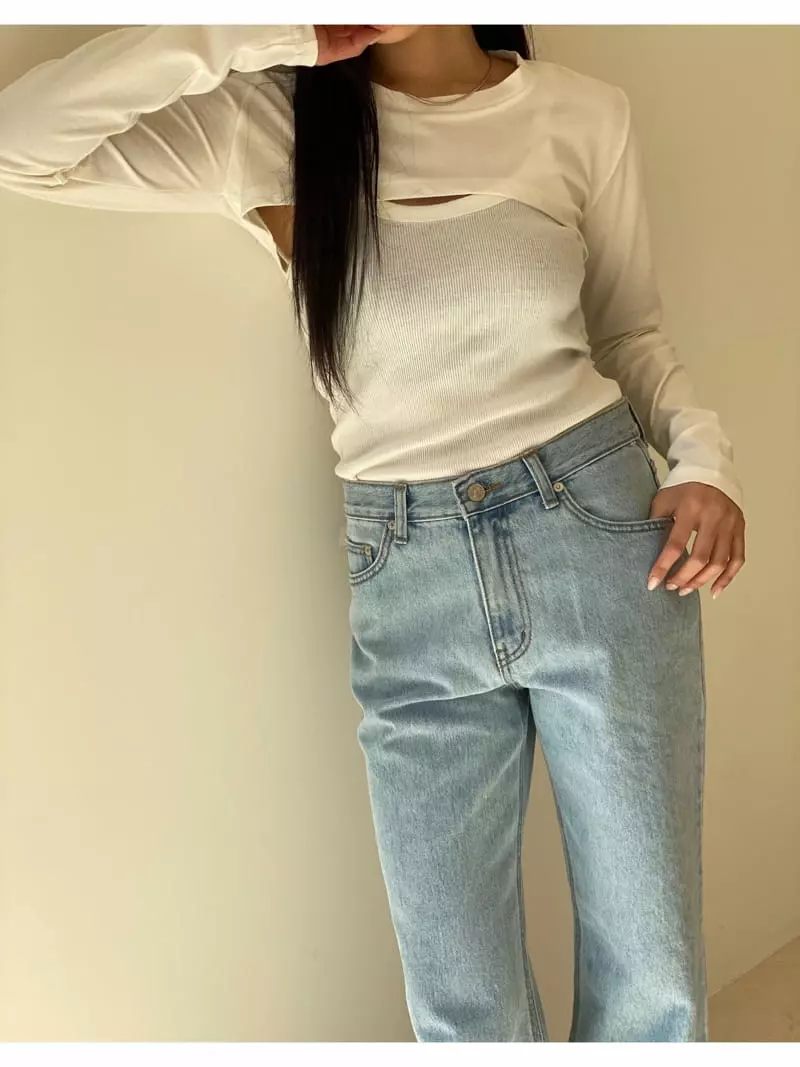 Sllow - Korean Women Fashion - #womensfashion - Easy Bolero Top
