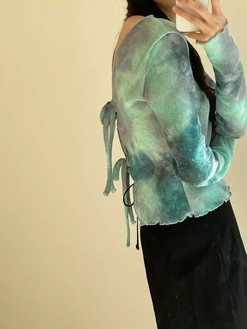 Sllow - Korean Women Fashion - #womensfashion - Reversible Linen Cardigan - 7