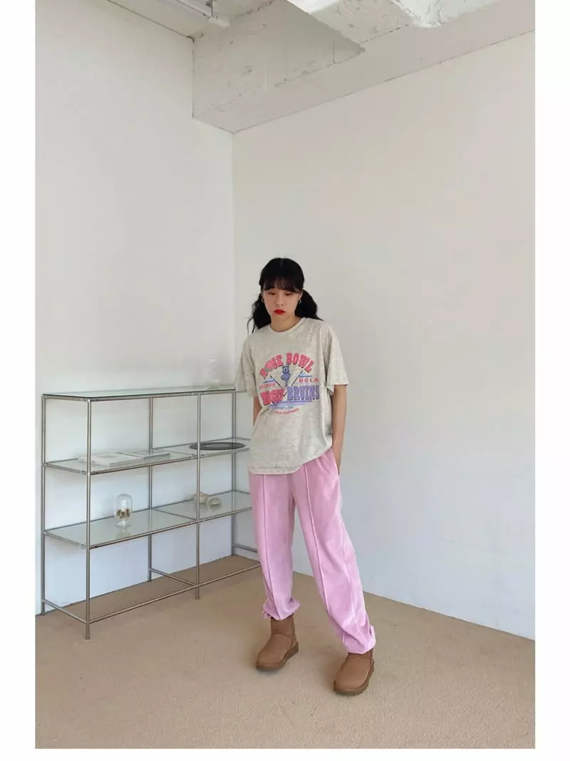 Sllow - Korean Women Fashion - #womensfashion - Loose Ball Tee
