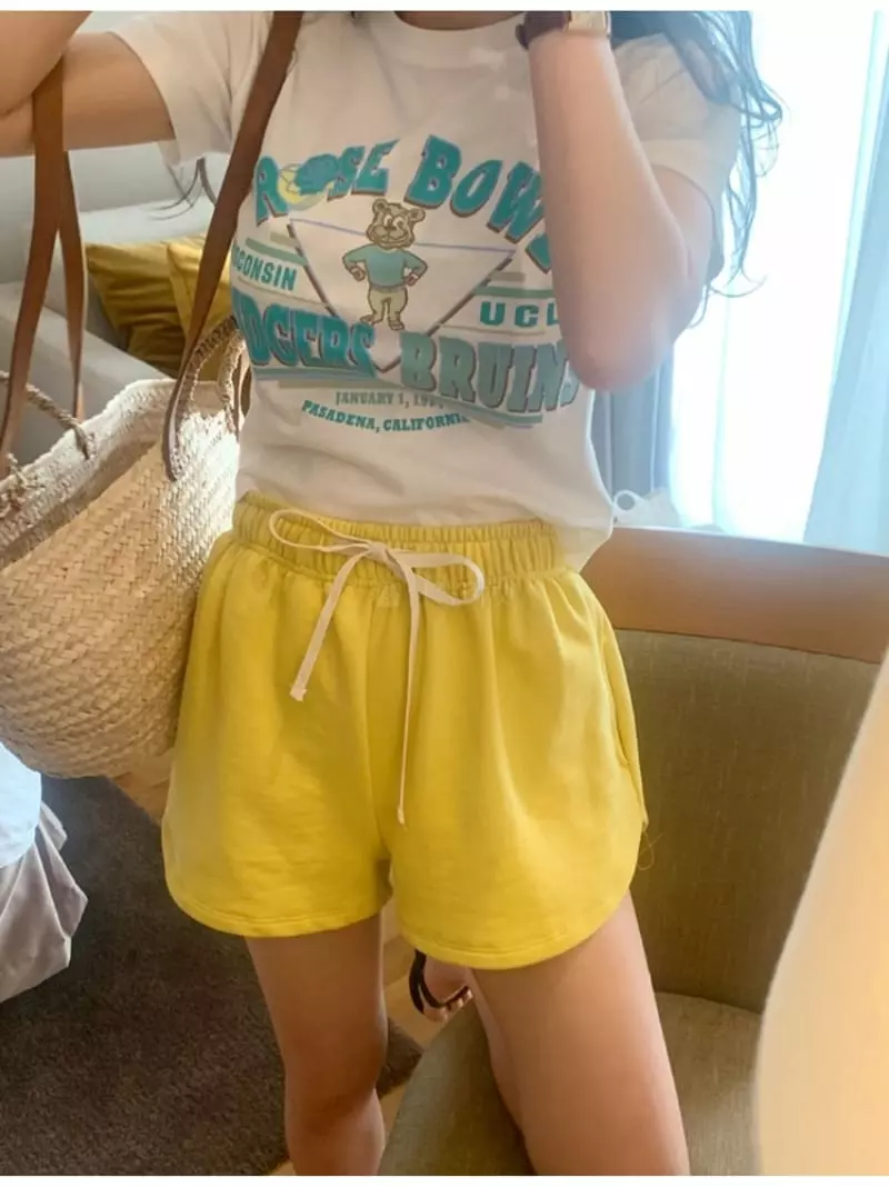 Sllow - Korean Women Fashion - #momslook - Loose Ball Mini Tee - 4