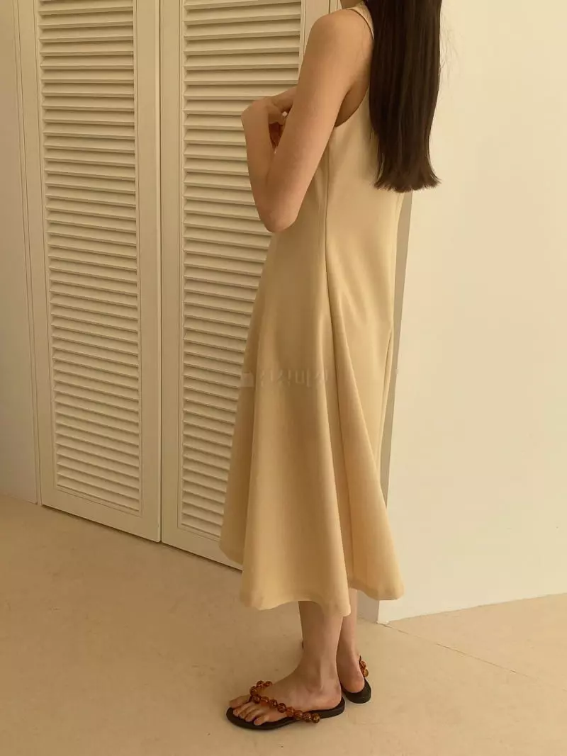 Sllow - Korean Women Fashion - #womensfashion - Plare Lonf One-piece - 2