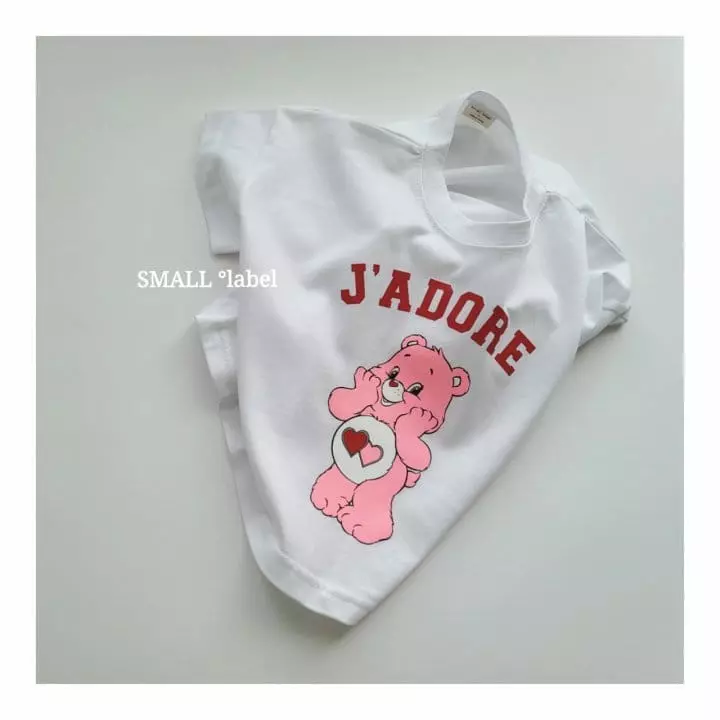 Small Label - Korean Children Fashion - #childofig - Pink Bear Tee - 5