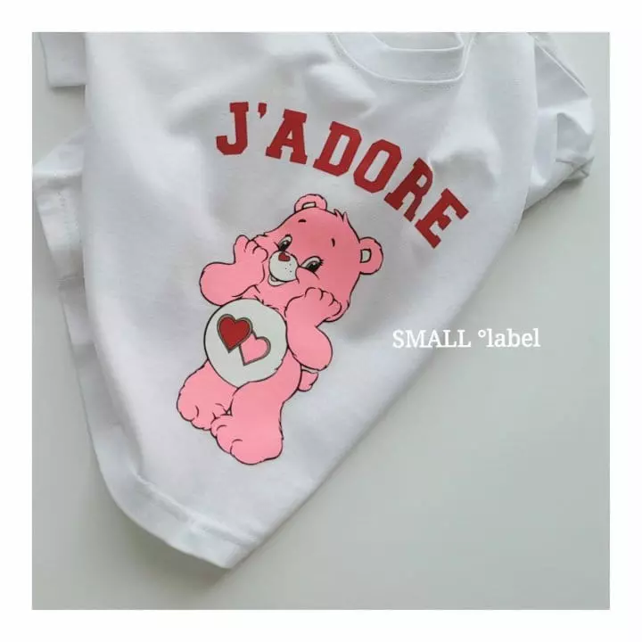 Small Label - Korean Children Fashion - #childrensboutique - Pink Bear Tee - 6
