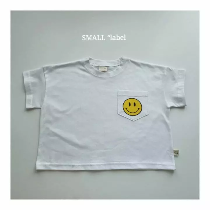 Small Label - Korean Children Fashion - #kidsshorts - Smile Pocket Tee - 12