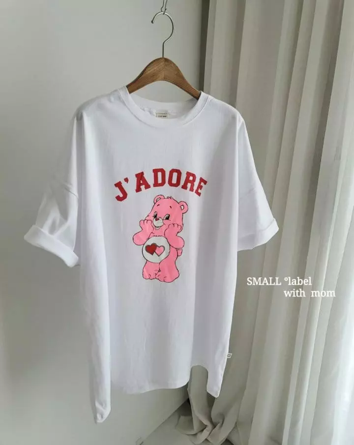 Small Label - Korean Children Fashion - #kidzfashiontrend - Pink Bear Tee - 12