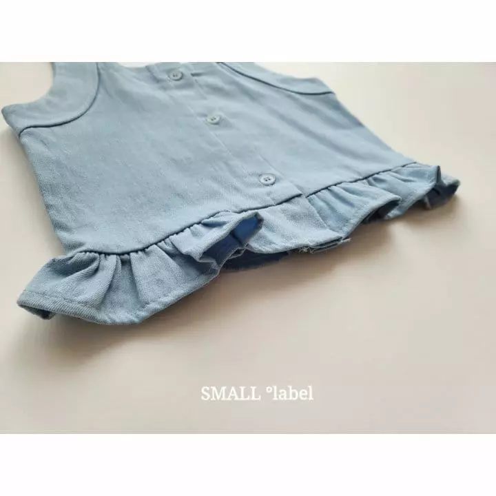 Small Label - Korean Children Fashion - #kidzfashiontrend - Denim Frill Top  - 3