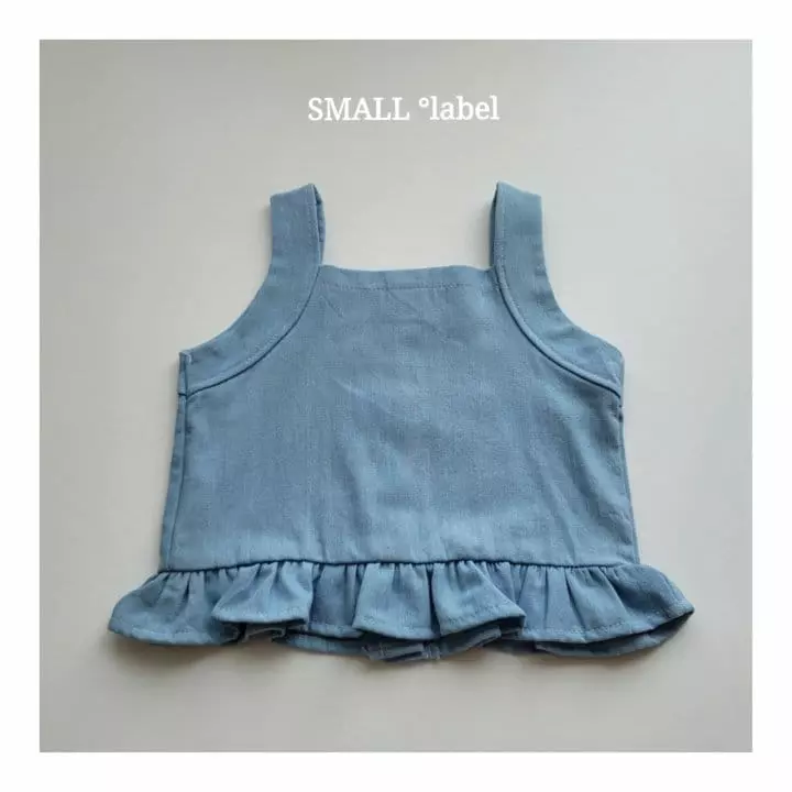 Small Label - Korean Children Fashion - #littlefashionista - Denim Frill Top  - 5