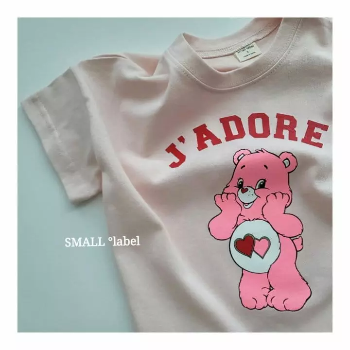 Small Label - Korean Children Fashion - #magicofchildhood - Pink Bear Tee
