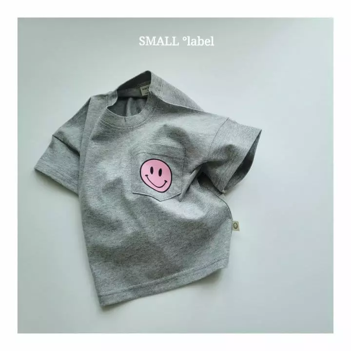 Small Label - Korean Children Fashion - #magicofchildhood - Smile Pocket Tee - 4