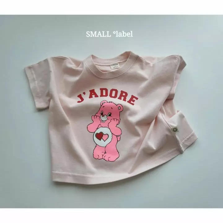 Small Label - Korean Children Fashion - #minifashionista - Pink Bear Tee - 2