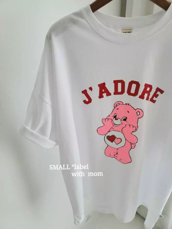 Small Label - Korean Women Fashion - #womensfashion - Pink Bear Tee Mom
