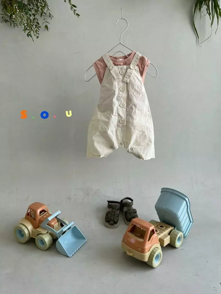 So U - Korean Baby Fashion - #babyfever - Bebe Danjjak Bodysuit
