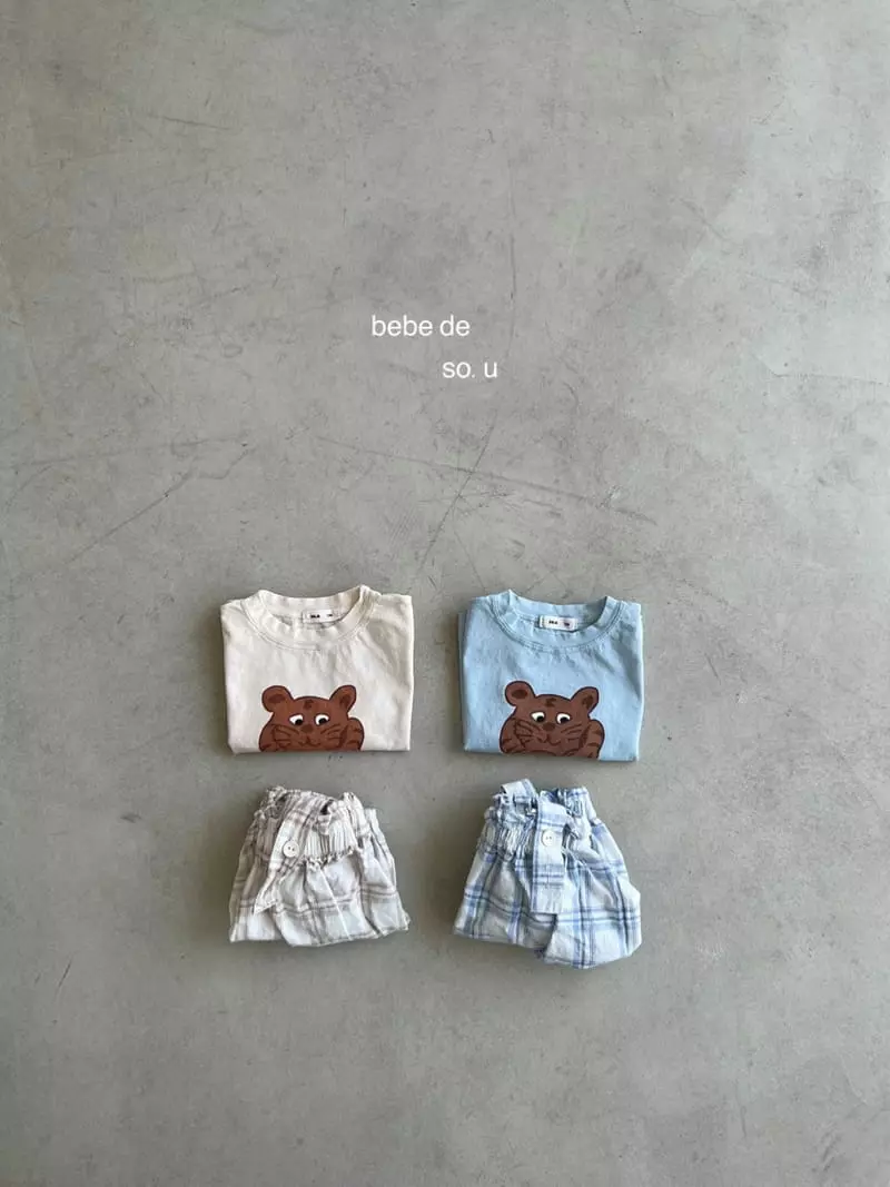 So U - Korean Baby Fashion - #babygirlfashion - Bebe Tiger Tee - 10
