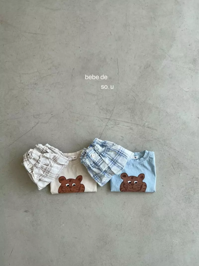 So U - Korean Baby Fashion - #babylifestyle - Bebe Tiger Tee - 11