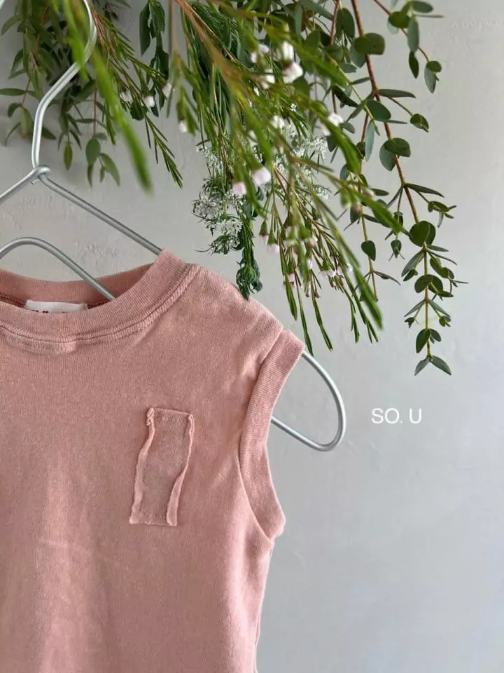 So U - Korean Baby Fashion - #babyoninstagram - Bebe Pocket Tee - 3