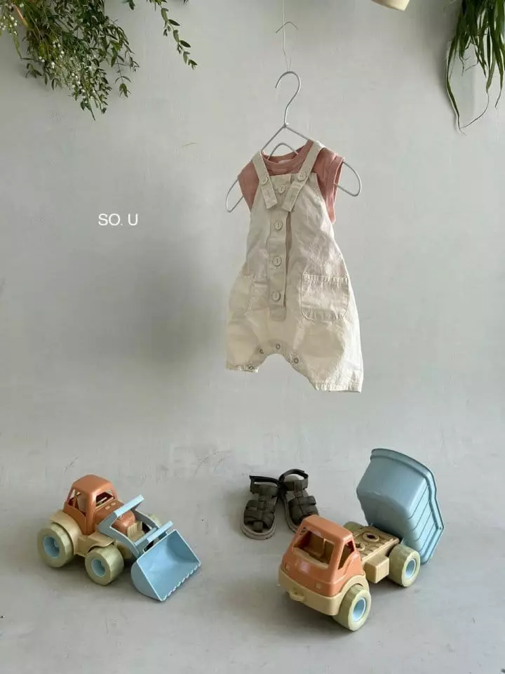 So U - Korean Baby Fashion - #babyoninstagram - Bebe Pocket Tee - 4