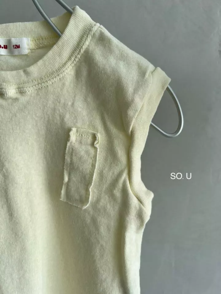 So U - Korean Baby Fashion - #babyoutfit - Bebe Pocket Tee - 6