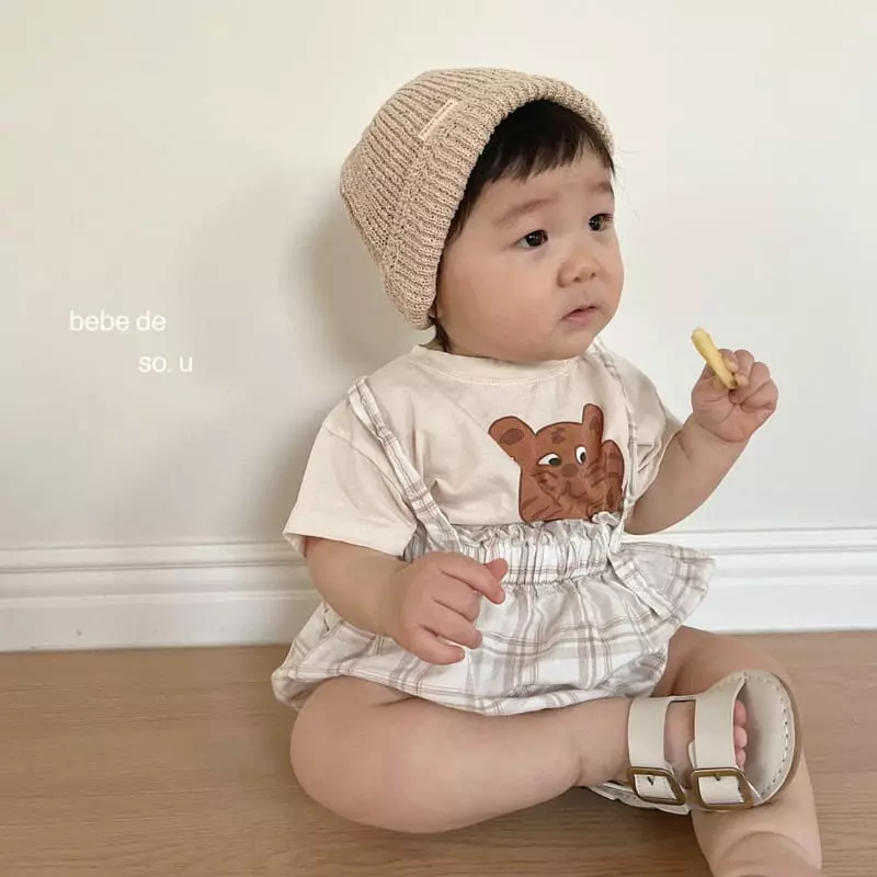 So U - Korean Baby Fashion - #onlinebabyshop - Bebe Tiger Tee - 3