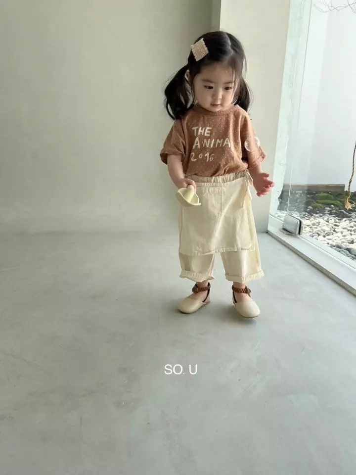 So U - Korean Children Fashion - #Kfashion4kids - Apron Pants - 10
