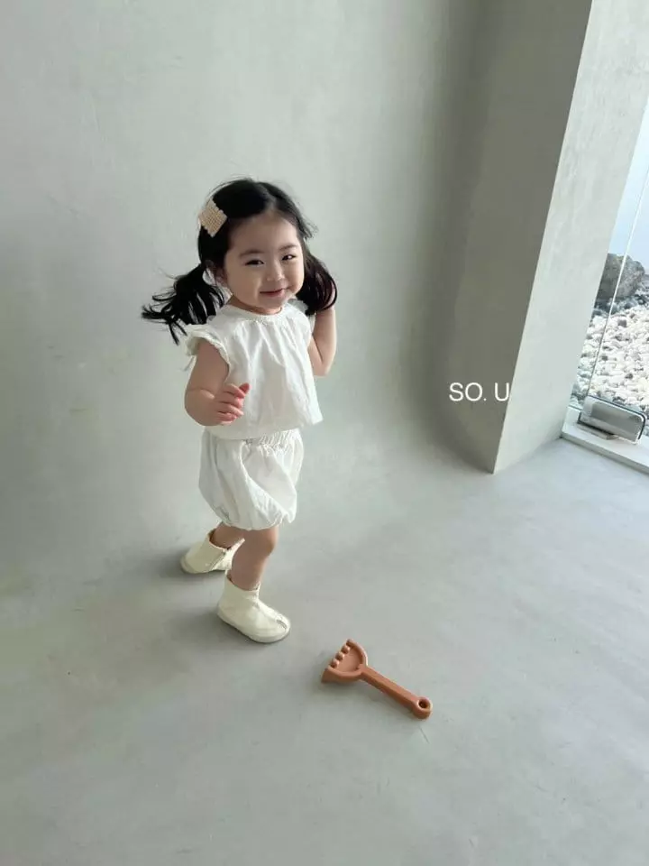 So U - Korean Children Fashion - #Kfashion4kids - Pumpkin Top Bottom Set - 8