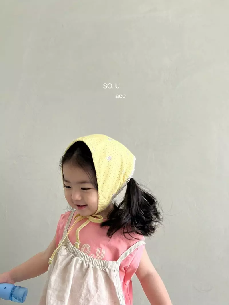 So U - Korean Children Fashion - #Kfashion4kids - Small Flwoer Scarf - 7