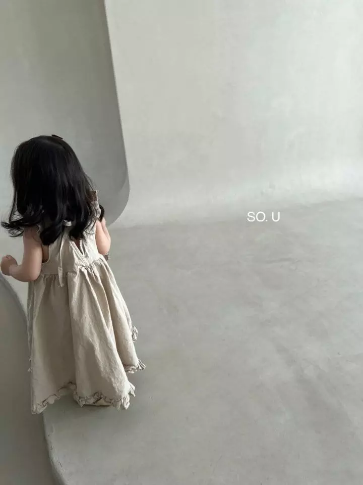 So U - Korean Children Fashion - #childofig - Back Ribbon Wing One-piece - 8