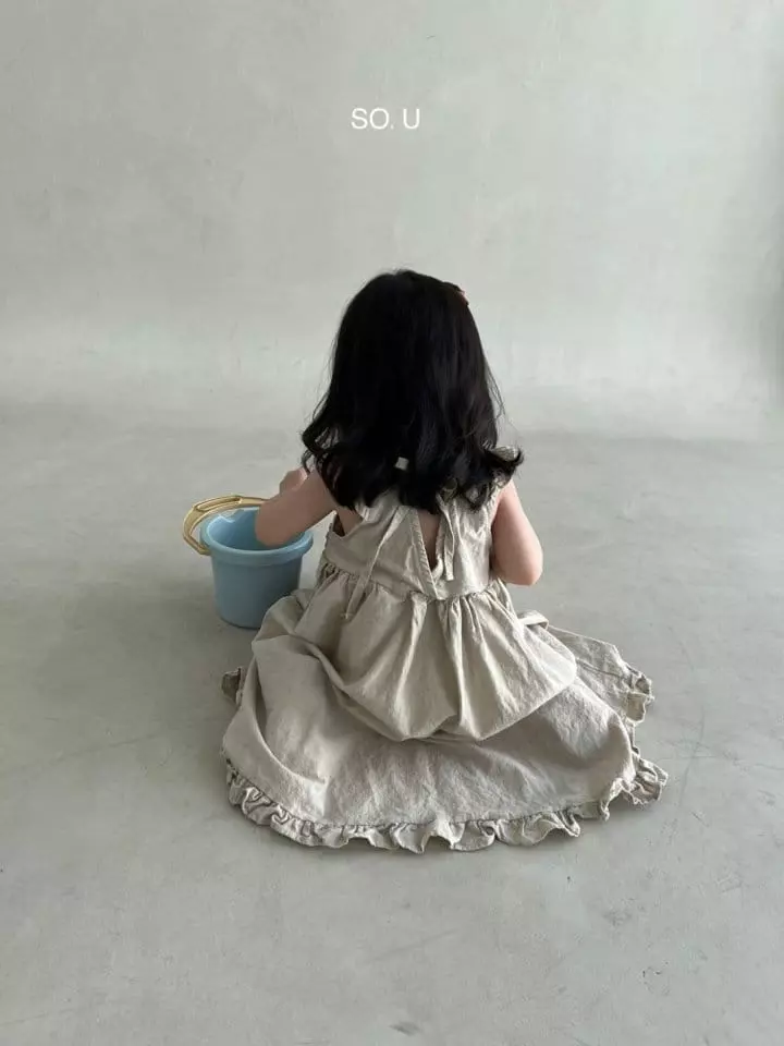 So U - Korean Children Fashion - #childofig - Back Ribbon Wing One-piece - 9