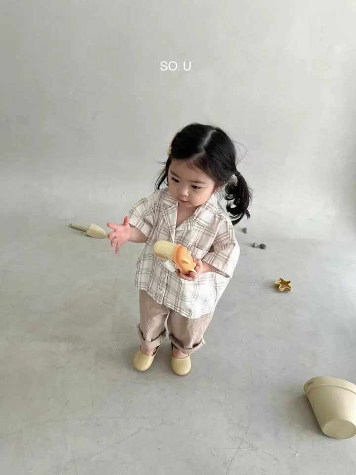 So U - Korean Children Fashion - #childofig - Check Pocket Skirt - 2