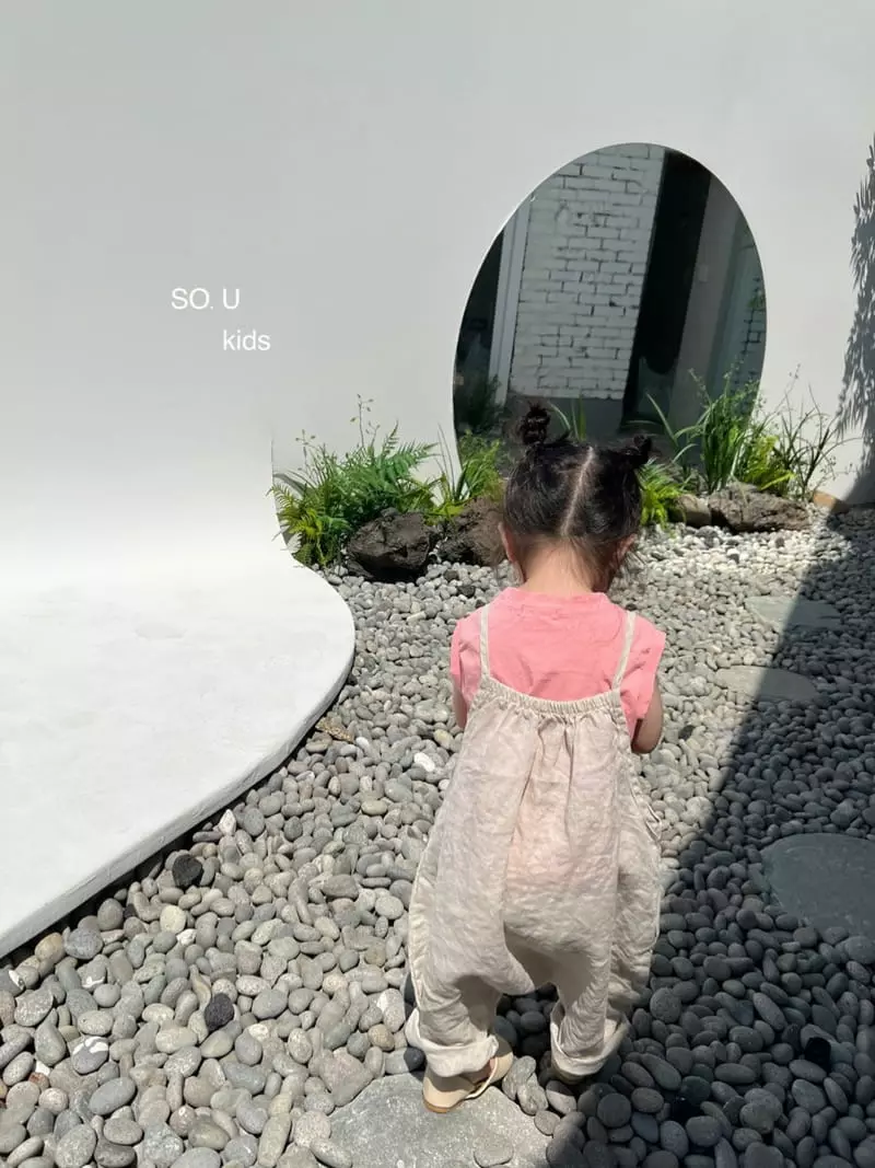 So U - Korean Children Fashion - #childofig - Shrring String Jumpsuit - 8