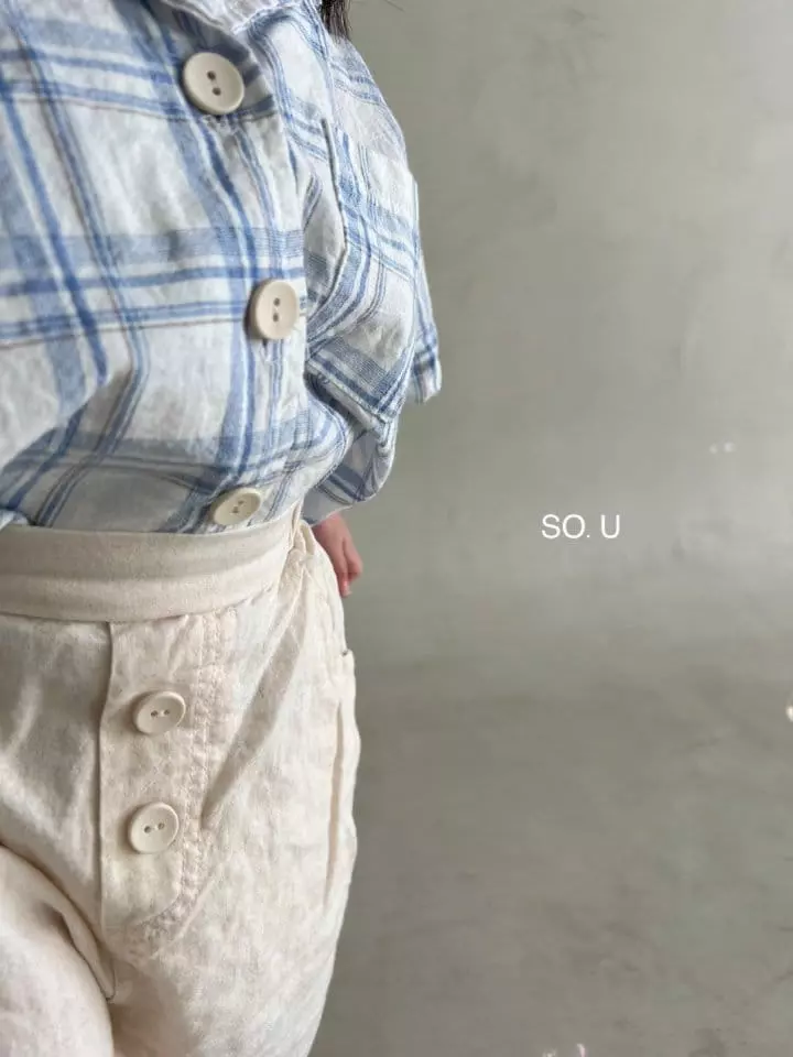 So U - Korean Children Fashion - #childrensboutique - Button Pants - 5