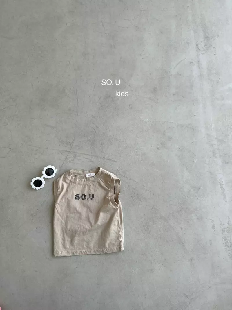 So U - Korean Children Fashion - #childrensboutique - Sou Sleeveless Tee - 10