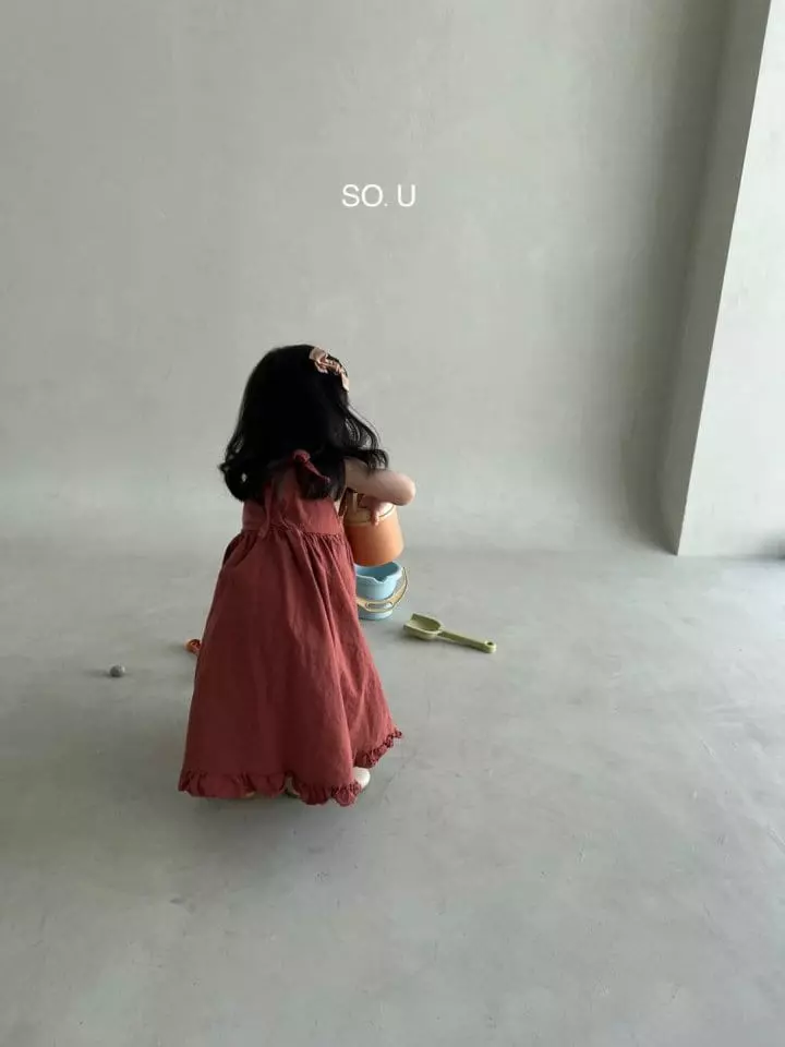 So U - Korean Children Fashion - #designkidswear - Back Ribbon Wing One-piece - 11