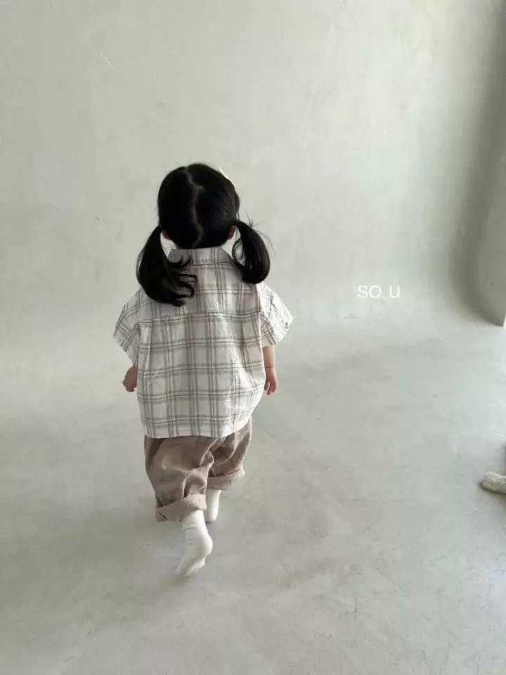 So U - Korean Children Fashion - #designkidswear - Check Pocket Skirt - 5