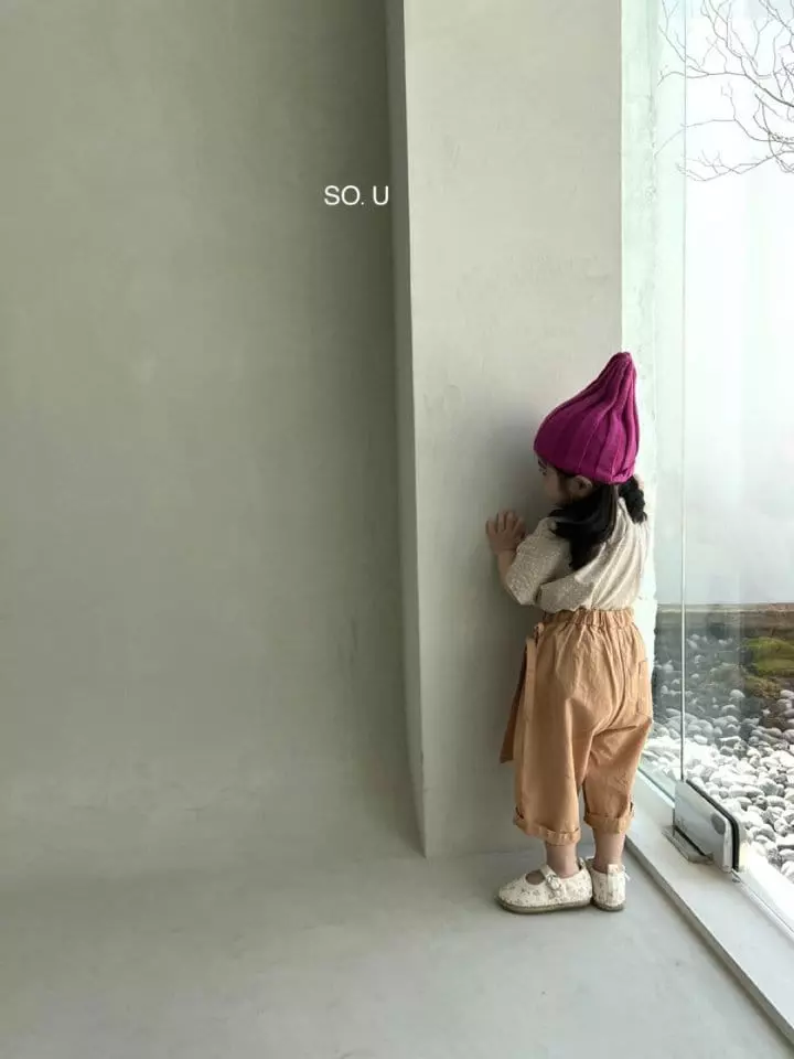 So U - Korean Children Fashion - #childrensboutique - Apron Pants - 4