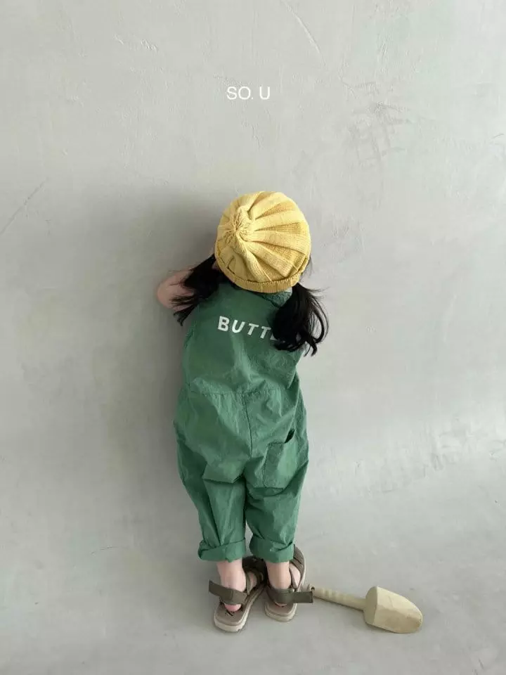 So U - Korean Children Fashion - #designkidswear - Butter Overalls Bodysuit