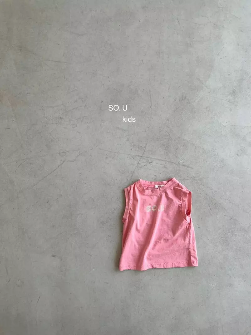 So U - Korean Children Fashion - #designkidswear - Sou Sleeveless Tee - 11
