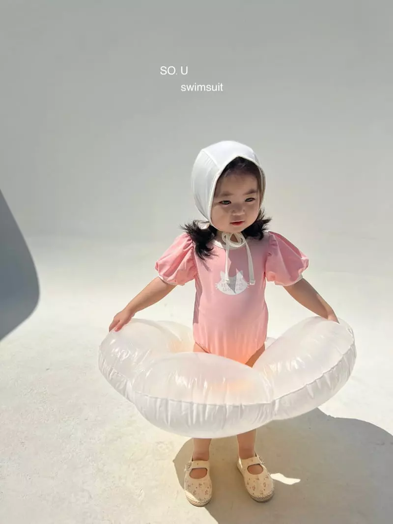 So U - Korean Children Fashion - #designkidswear - Kitty Swimwear - 3